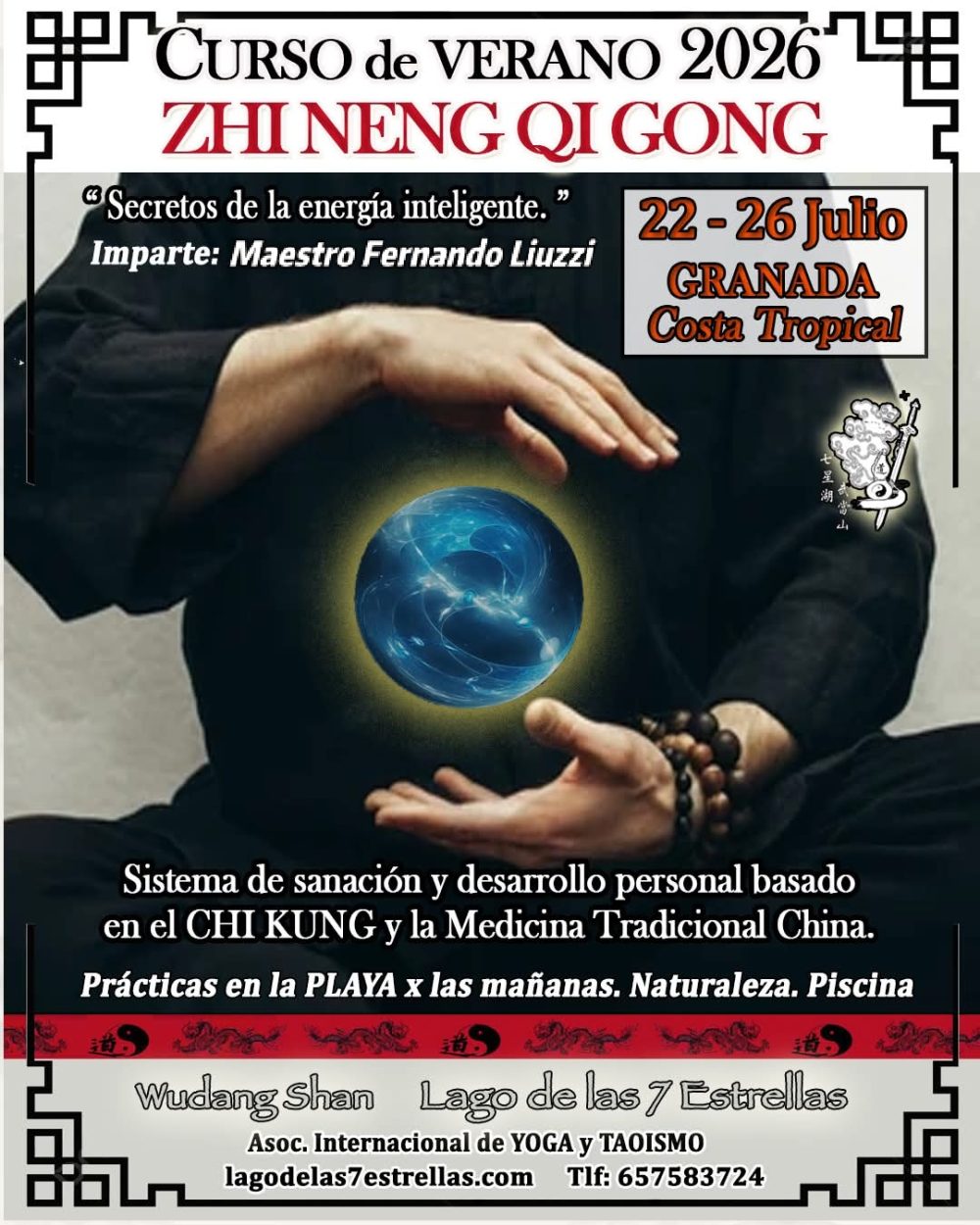 22 a 26 jul. 2026: Curso de Verano de ZHI NENG QI GONG