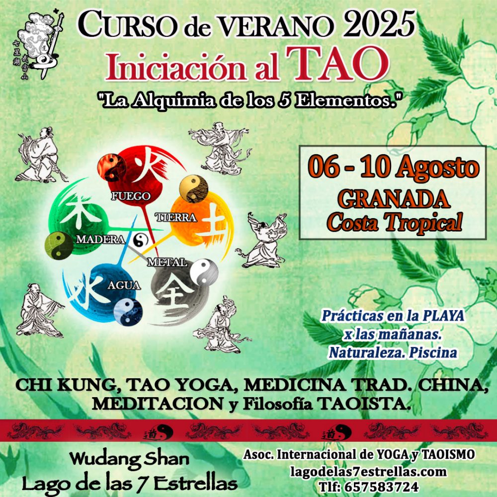 06 a 10 de ago. 2025: Curso de Verano INICIACION AL TAO