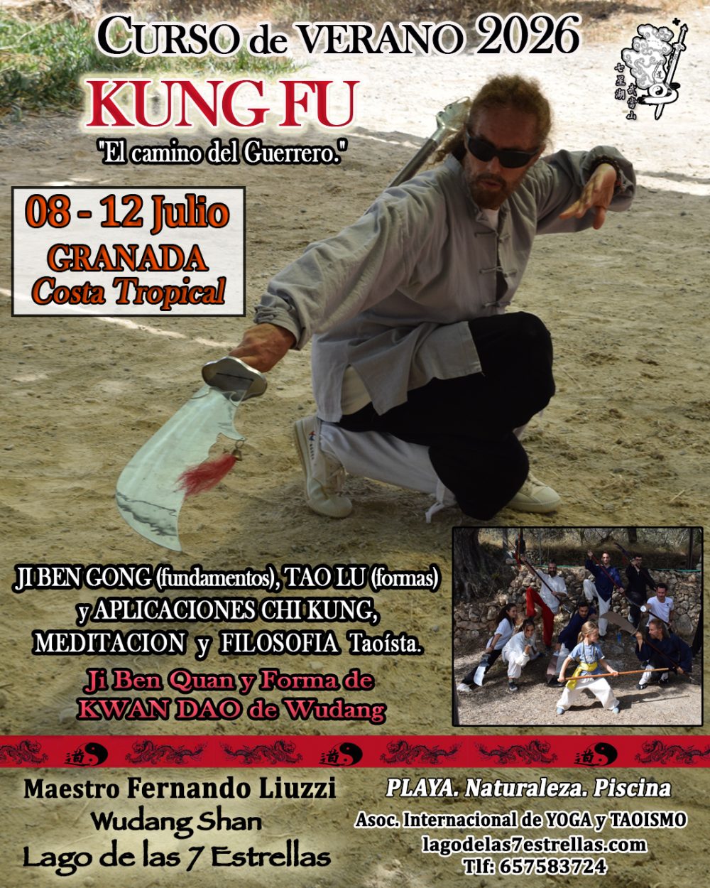 08 a 12 jul. 2026: Curso de Verano de KUNG FU