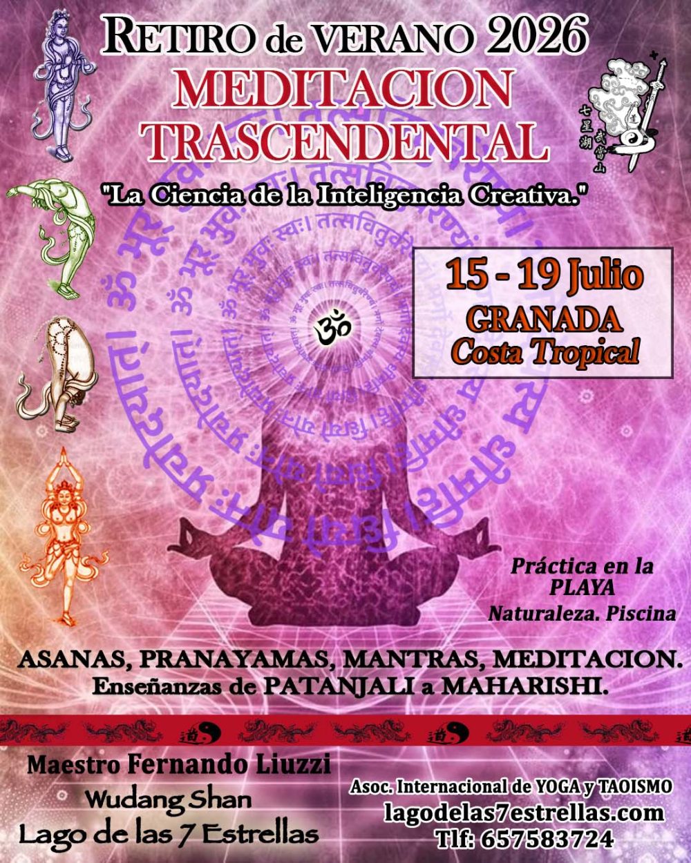 15 a 19 jul. 2026: Retiro de Verano de MEDITACION TRASCENDENTAL