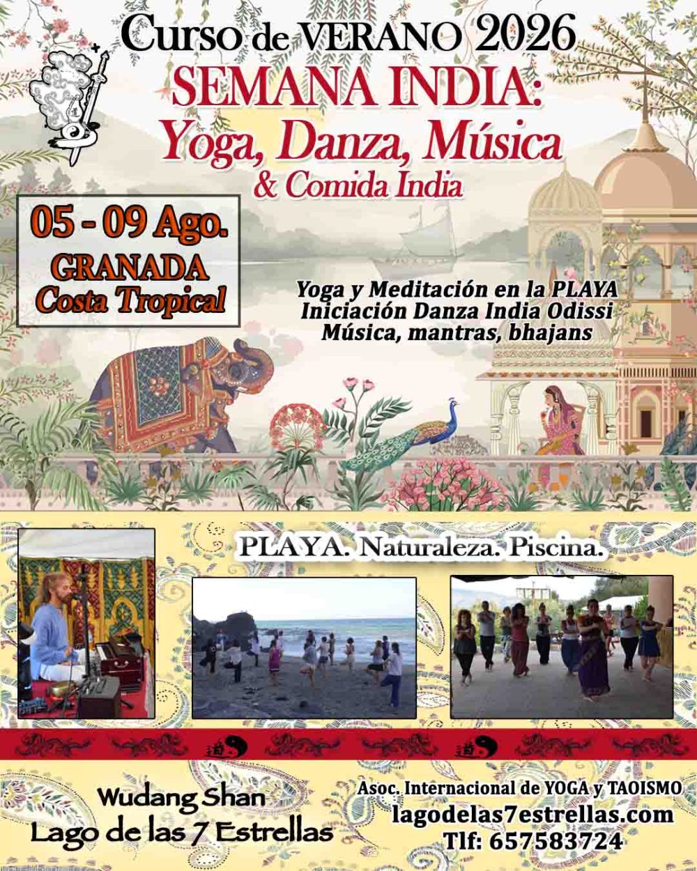 05 a 09 ago. 2026: Curso de Verano SEMANA INDIA