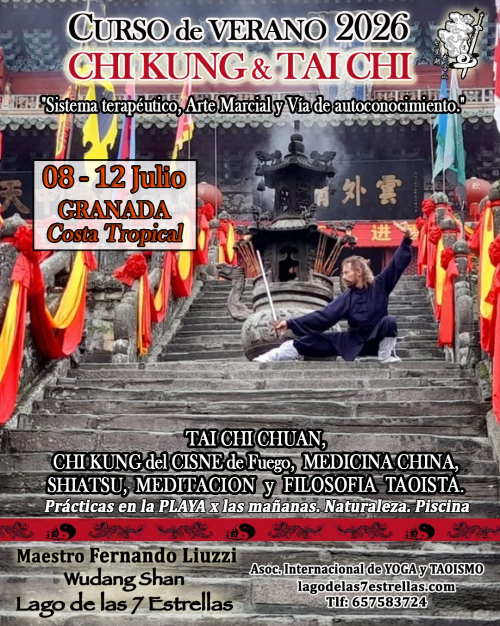 08 a 12 jul. 2026: Curso de Verano de CHI KUNG y TAI CHI