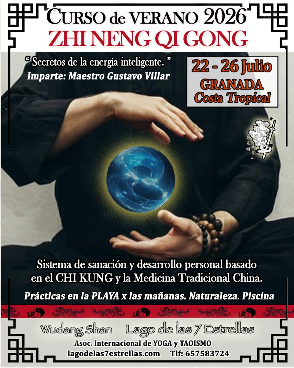 22 a 26 jul. 2026: Curso de Verano de ZHI NENG QI GONG